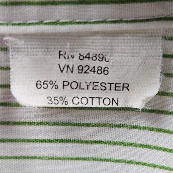 2-American Sweetheart Women's Blouses 1-Green 1-Blue Collar Button Front READ - Picture 7 of 7